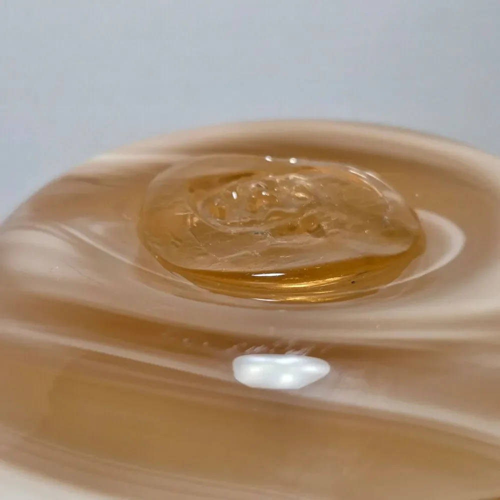 Vtg Les Verriers de Maure-Vieil Vase Bob Le Bleis French Art Glass Hand Blown
